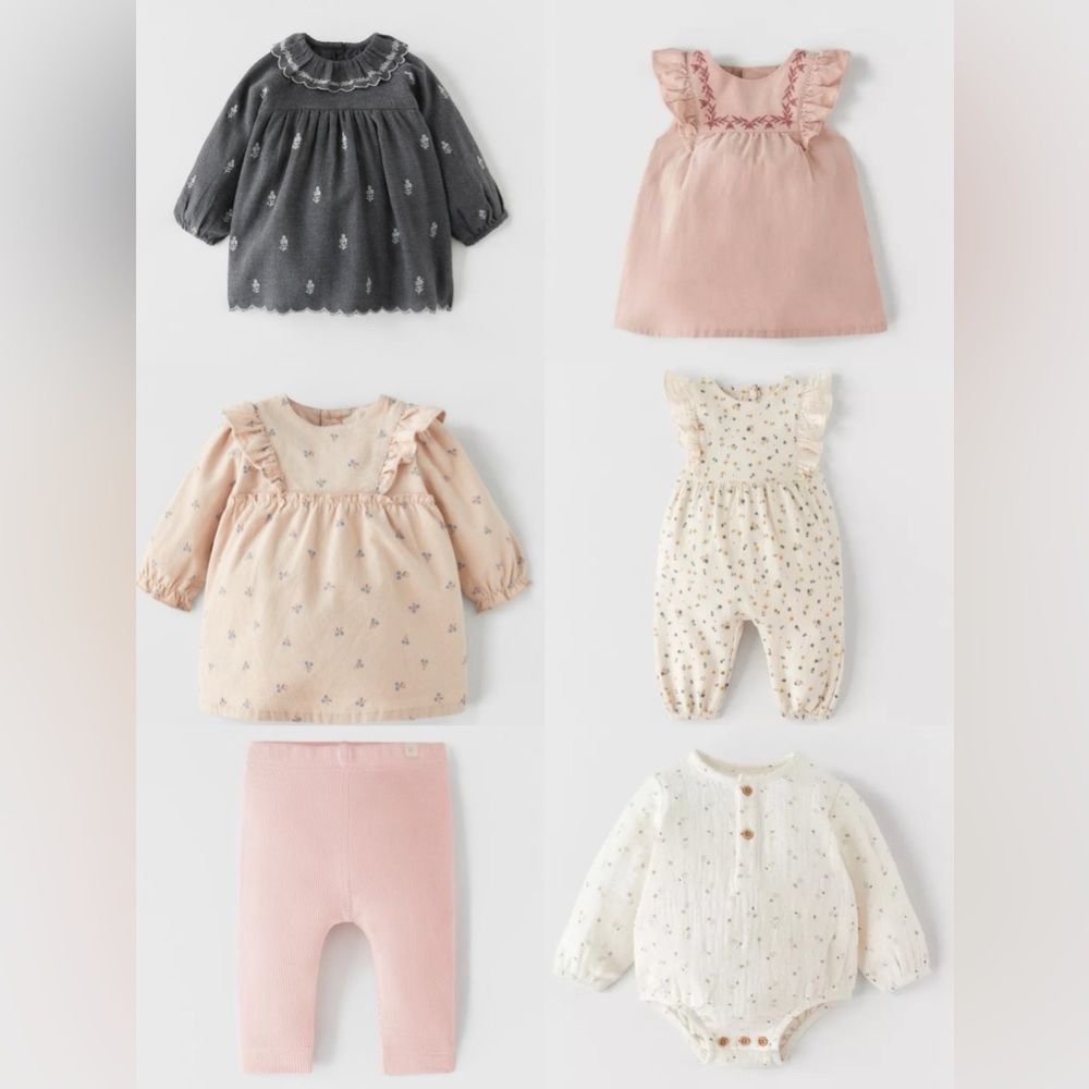 ZARA bundle clothes for girl 3-6 months.